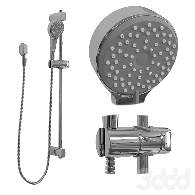 IKEA BROGRUND faucet and shower set - Смеситель - 3D Модель