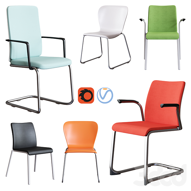 3d Modeli Ofisnaya Mebel Steelcase Office Chair Westside Eastside Northside