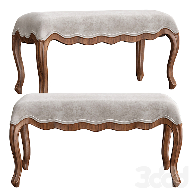 3d Modeli Drugaya Myagkaya Mebel Upholstered Bench See More By Jonathan Charles Fine Furniture