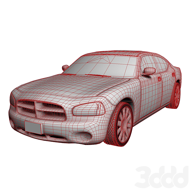 Прозрачная модель автомобиля