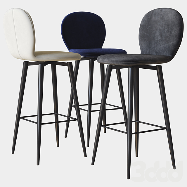 3d Modeli Stulya Bourges Swivel Stool Deep House