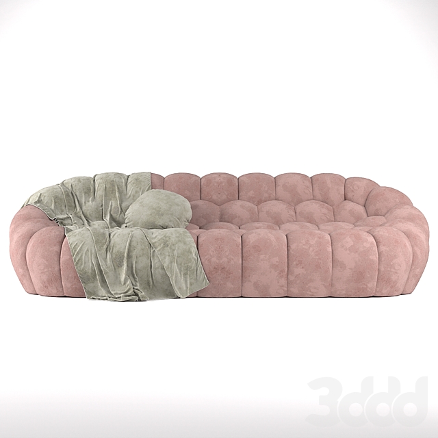 3d модели: Диваны - BUBBLE CUIR SOFA ROCHE BOBOIS