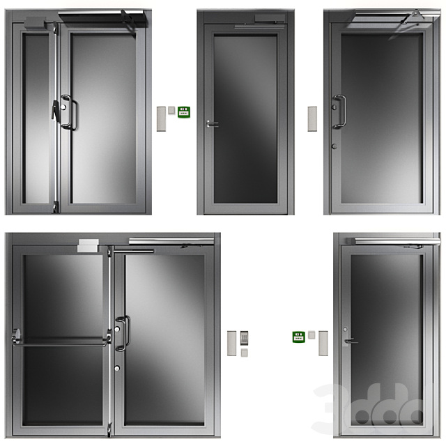 3d Modeli Dveri Metallicheskie Raspashnye Protivopozharnye Dveri Metal Swinging Fire Doors