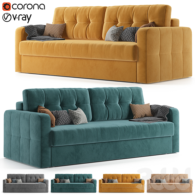 3d modeli divany askona loko sofa