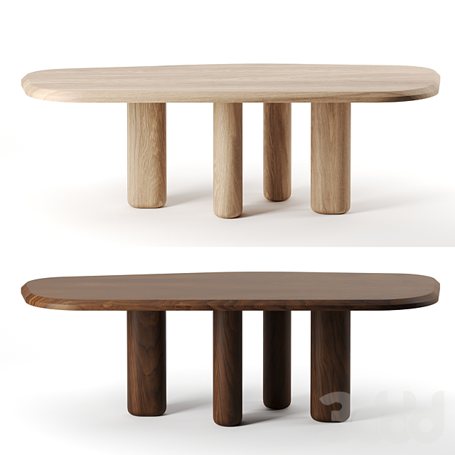 
                                                                                                            ROUGH DINING TABLE by Collection Particuliere
                                                    