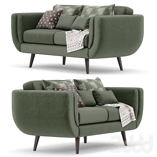 Zuri dfs sofa Диваны 3D Модель