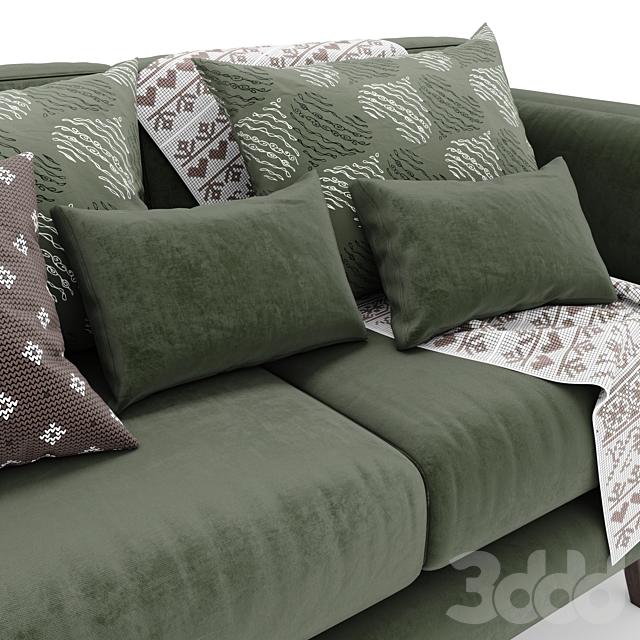 Zuri dfs sofa Диваны 3D Модель