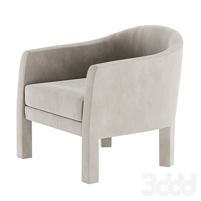 Isabella Chair West Elm Кресла 3D Модель