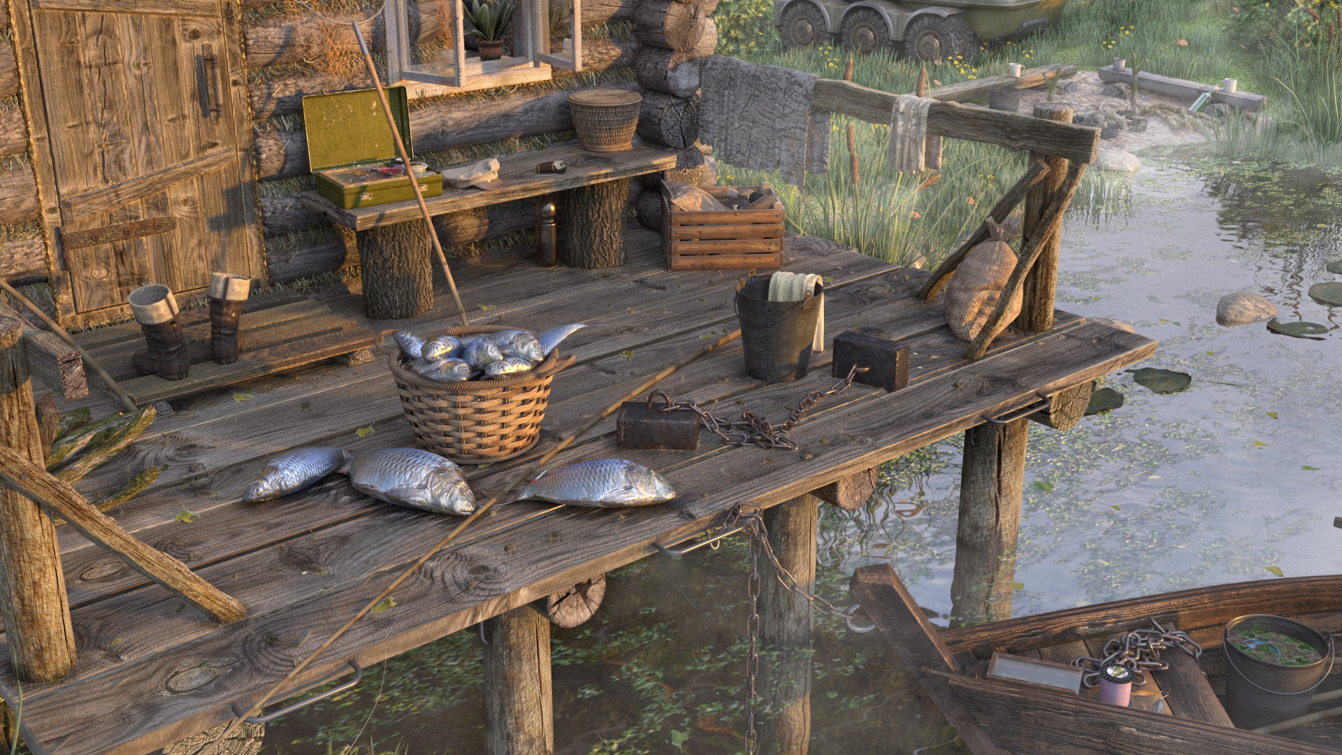 Быт рыбацкой деревни