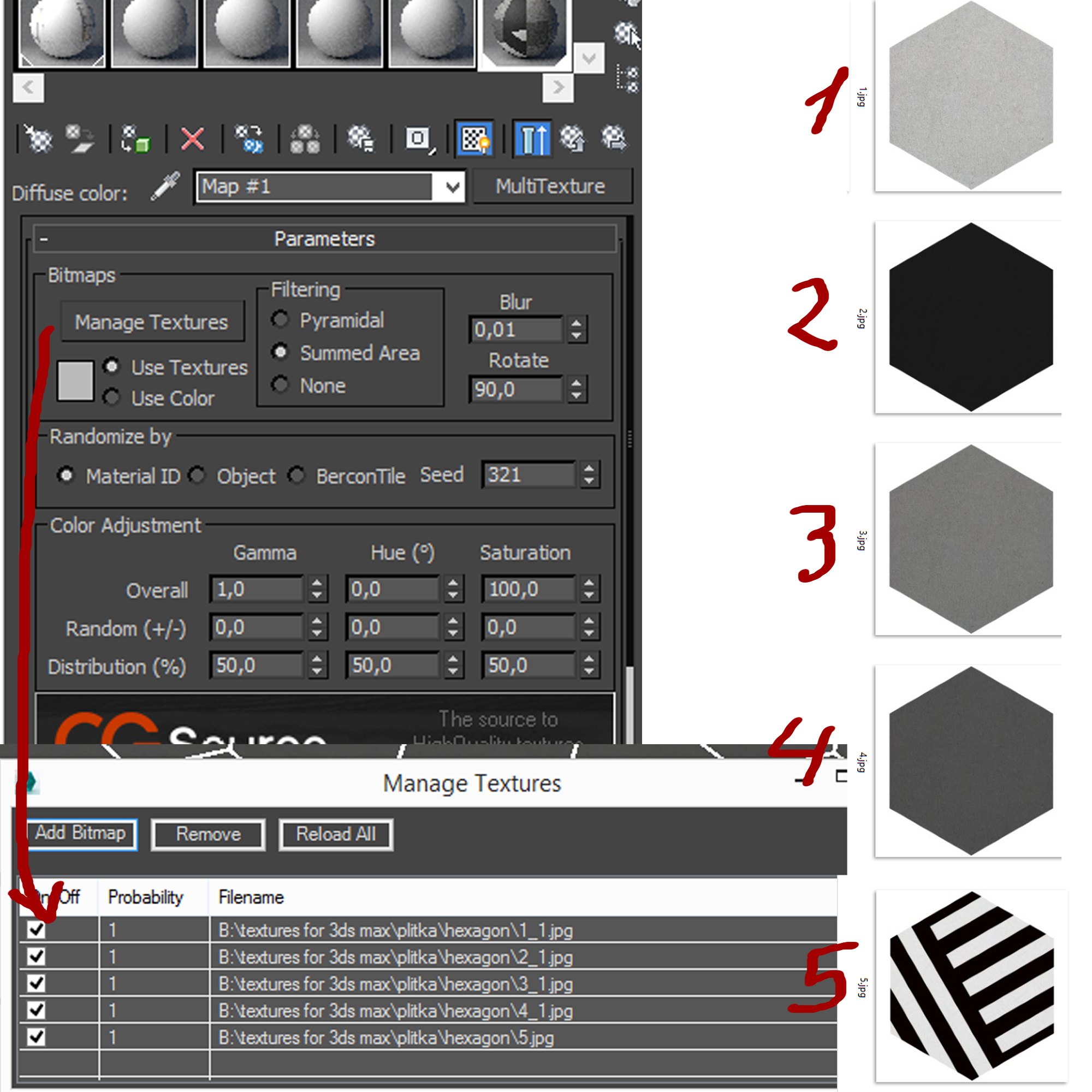 3ds max multitexture